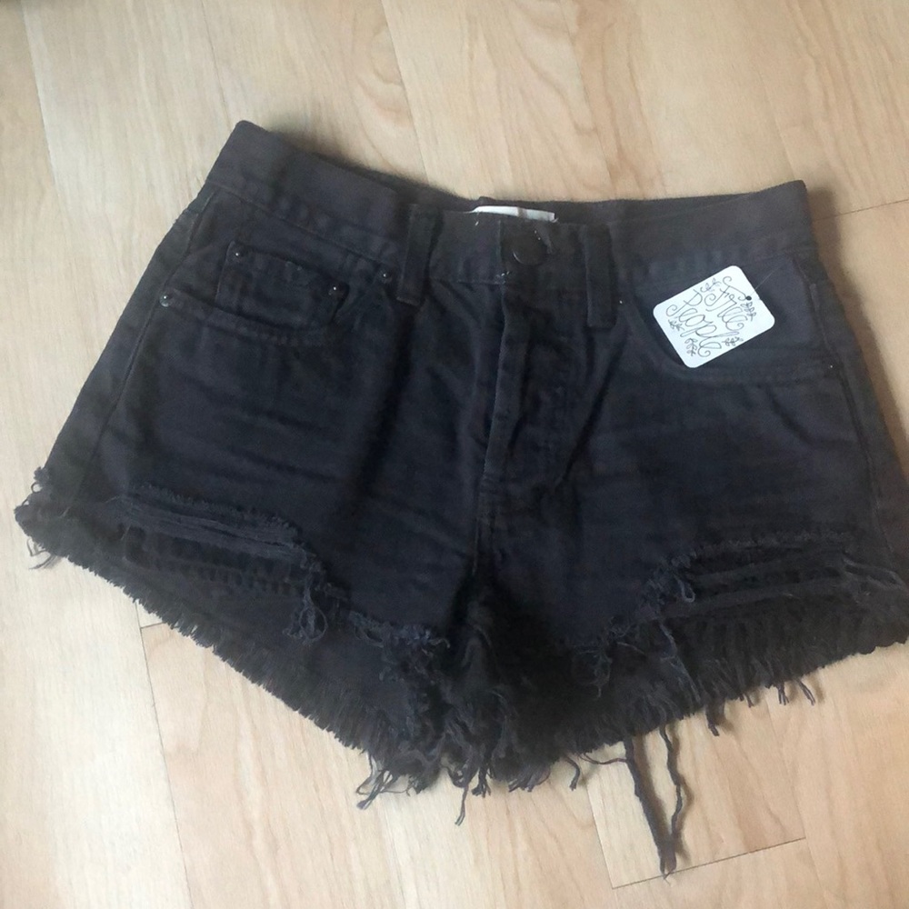 Free People Jean Shorts